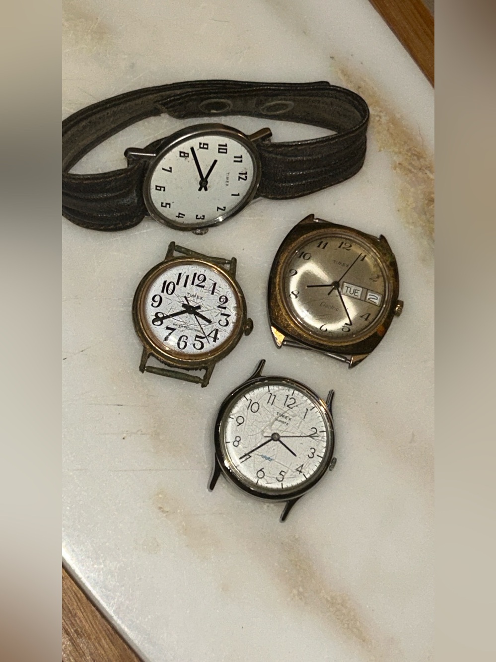 Early TIMEX 1960+ PARTS WATCH COLLECTION